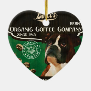 Boxer Brand – Organic Coffee Company Ceramic Tree Decoration
