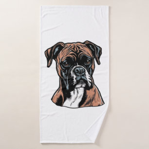 Boxer Buddy Humourous Protective Bath Towel