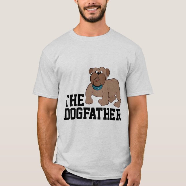 BOXER BULL DOG DAD T-shirts (Front)