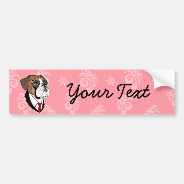 Boxer Bumper sticker (Front)
