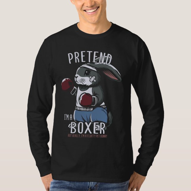 Boxer Bunny Boxing Rabbit 1 T-Shirt (Front)