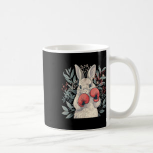 Boxer Bunny With Boxing Gloves Kickboxing Funny Bo Coffee Mug