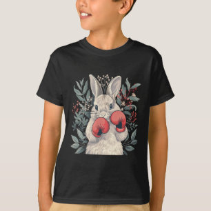Boxer Bunny With Boxing Gloves Kickboxing Funny Bo T-Shirt