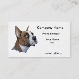 Boxer Business Card
