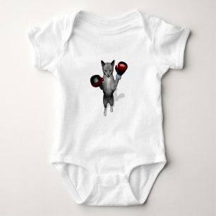 Boxer Cat Baby Bodysuit