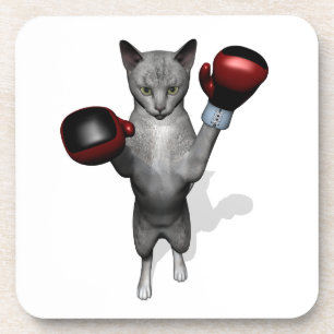 Boxer Cat Coaster