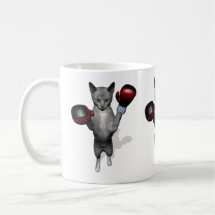 Boxer Cat Coffee Mug