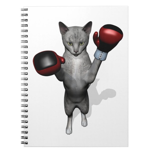 Boxer Cat Notebook (Front)