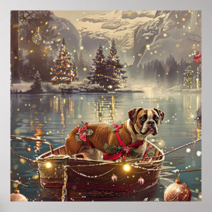 Boxer Christmas Festive Voyage Poster