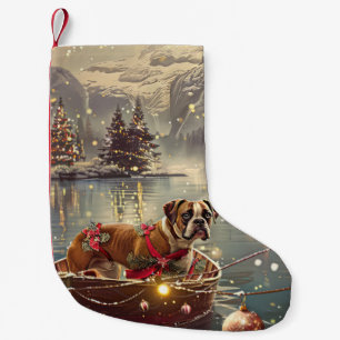 Boxer Christmas Festive Voyage Small Christmas Stocking
