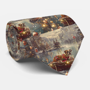 Boxer Christmas Festive Voyage Tie