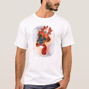 Boxer Christmas Gifts For Dog Lovers T-Shirt