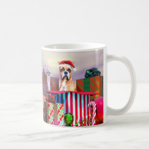 Boxer Christmas Surprise Coffee Mug