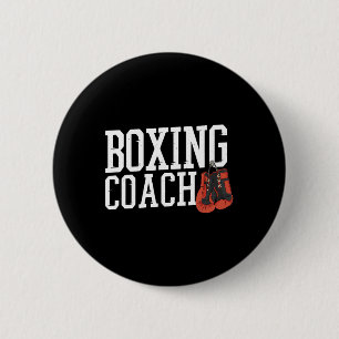 Boxer Coach Boxing Coach 6 Cm Round Badge