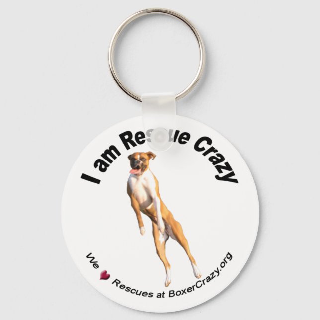 Boxer Crazy Keychain - Rescue (Front)