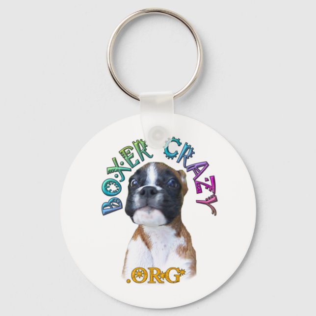 Boxer Crazy Keychain - Whee! (Front)