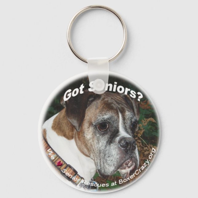 Boxer Crazy Keychains - Senior Rescue (Front)