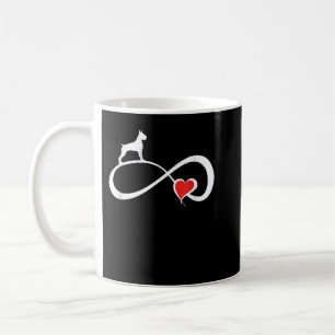 Boxer Cropped Ears Dog Mum Eternity Heart Valentin Coffee Mug