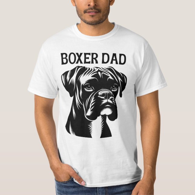 Boxer Dad, Boxer Lovers T-Shirt (Front)