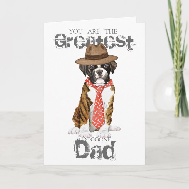 Boxer Dad Card (Front)