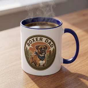 Boxer Dad Coffee Mug Boxer Dog Dad Gift