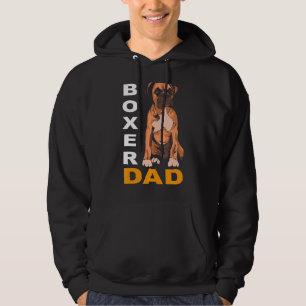 Boxer Dad Father's Day Dog 1 Hoodie