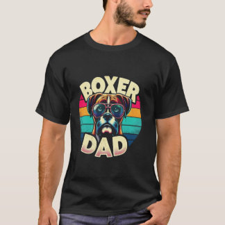 Boxer Dad Funny Boxer Dog Pet For Men T-Shirt