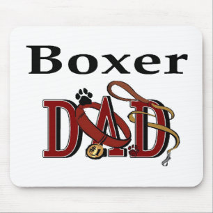 Boxer Dad Gifts Mouse Mat