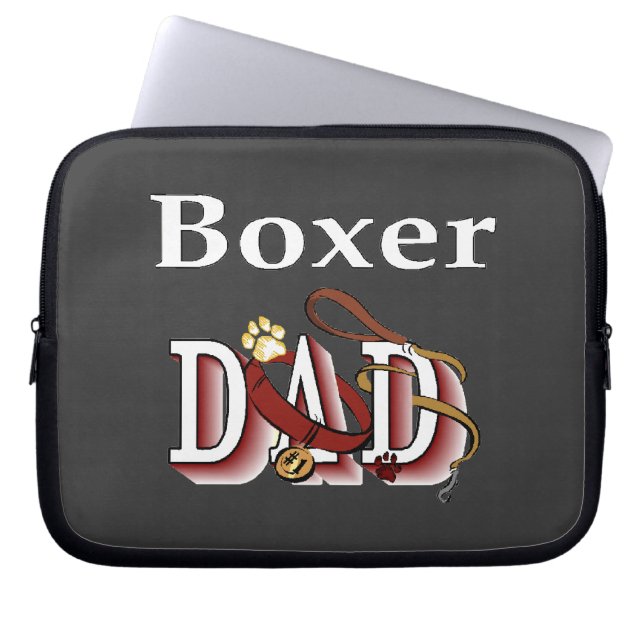 Boxer Dad Laptop Sleeve (Front)