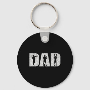 Boxer Dad Love Boxing Gift For Training Mma Box Fi Key Ring