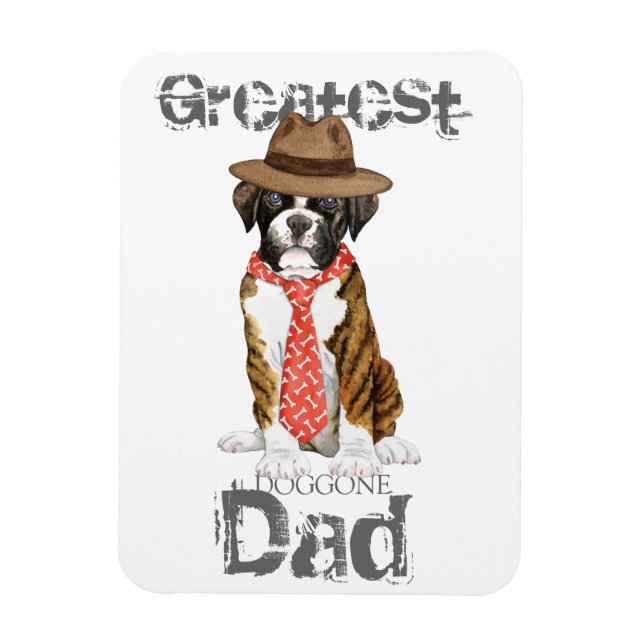 Boxer Dad Magnet (Vertical)