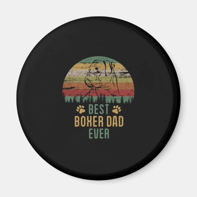 Boxer dad magnet (Front)