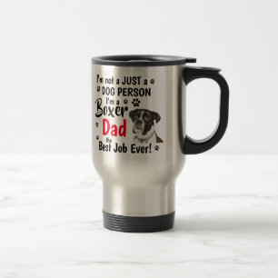 Boxer Dad - Not Just a Dog Person Travel Mug