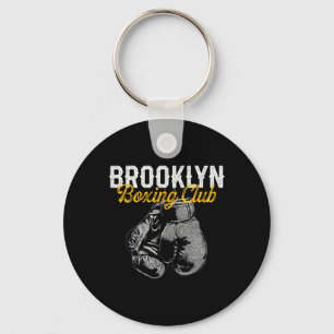 Boxer Distressed Retro Brooklyn Boxing Club Vintag Key Ring