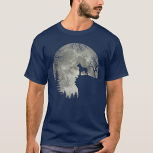 Boxer Dog And Moon Halloween T-shirt 830