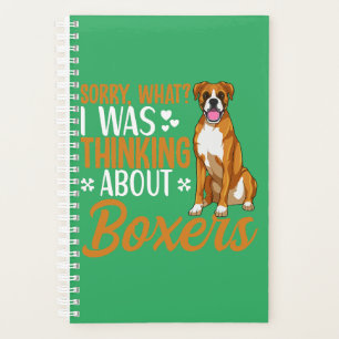 Boxer Dog Apparel Boxer Dog Lover Planner
