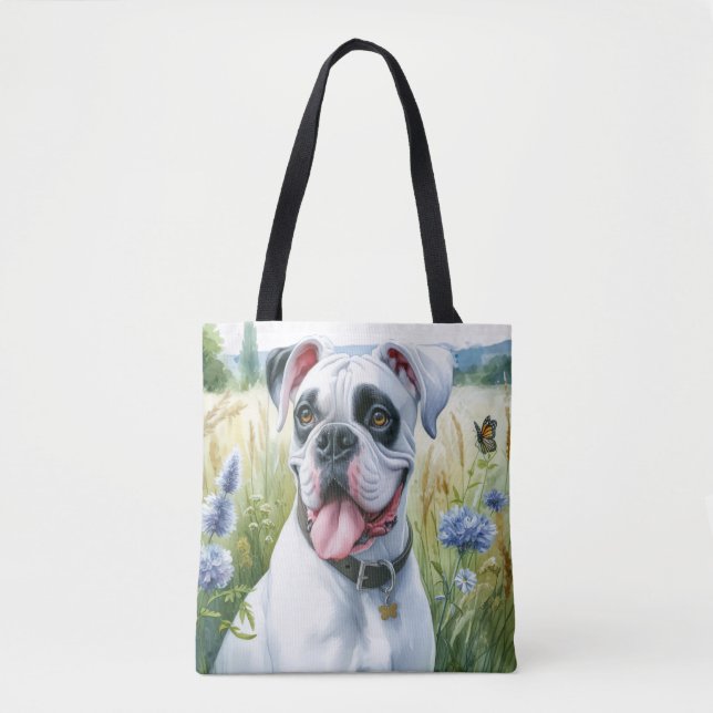 Boxer Dog Beauty Tote Bag (Front)