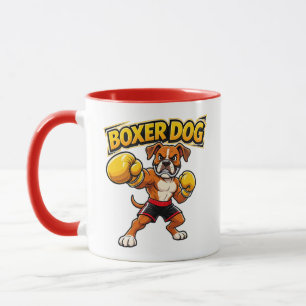 Boxer Dog Boxer Boxing Champion Funny Boxing Mug