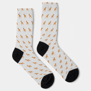 Boxer Dog Breeds Pattern Socks