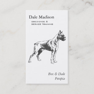 Boxer Dog Business Business Card