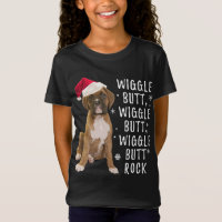 Boxer Dog Christmas - Wiggle Butt Rock