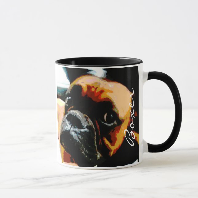 Boxer Dog Coffee Mug (Right)
