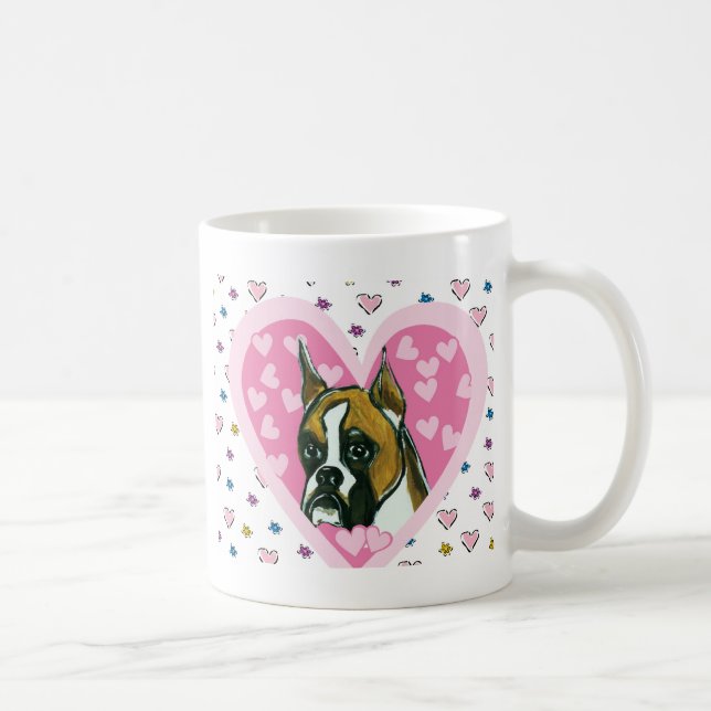 Boxer Dog Coffee Mug (Right)