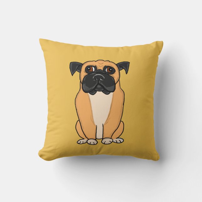 Boxer dog cushion (Front)