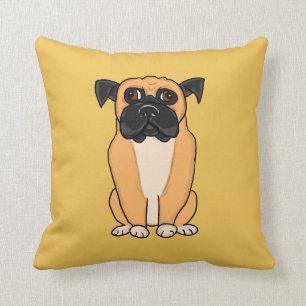 Boxer dog cushion