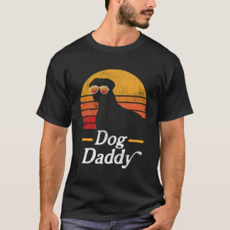 Boxer Dog Daddy Sunglasses Graphic Father'S Day T-Shirt