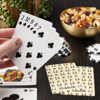 Boxer Dog Design Any Colour Background Playing Cards