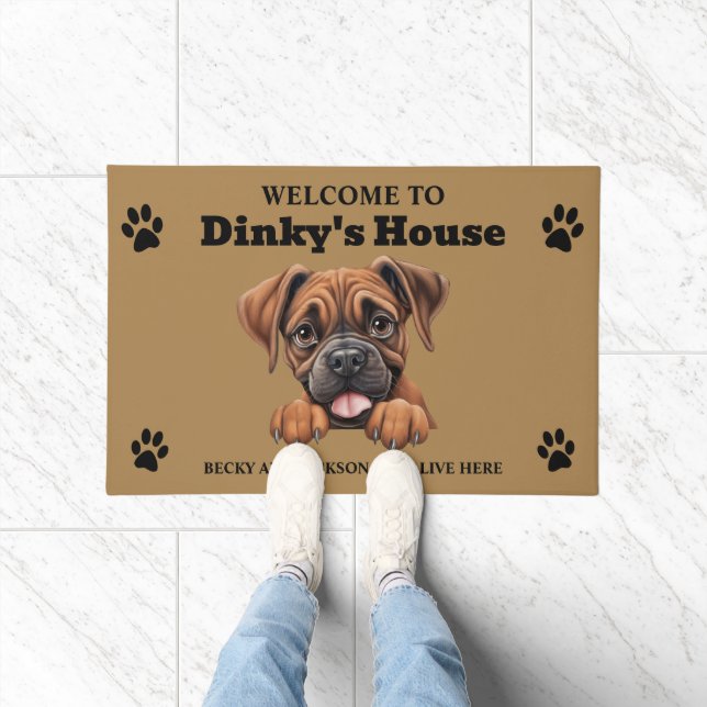 Boxer Dog Doormat (Indoor)