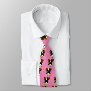 Boxer Dog Easter Tie