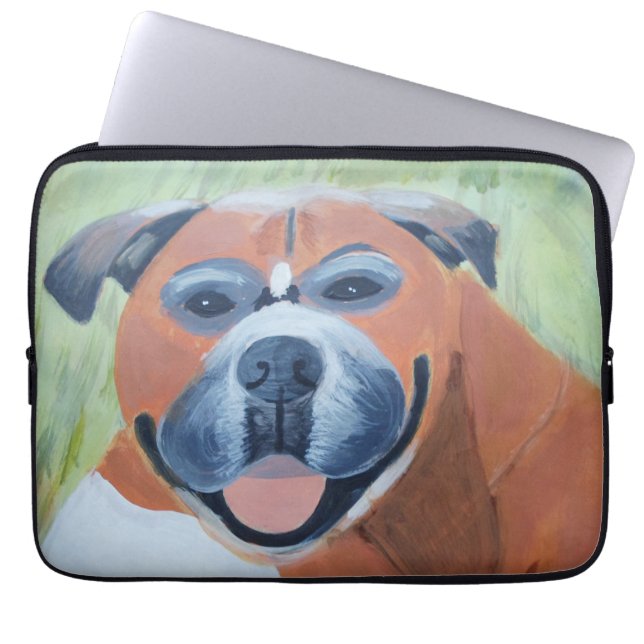 Boxer dog Electronics Bag (Front)